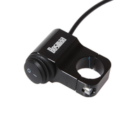 BOSMAA Interrupteur de phare ON / OFF 7 / 8inch 22mm Pour LED Interrupteur Dalliage Daluminium Étanche