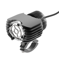 BOSMAA M20L 12V 20W 2400lm 10V-80V moto LED phares super lumineux blanc brouillard DRL conduite spotlight