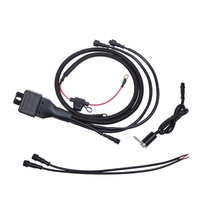 BOSMAA MK5W 12V 10A commutateur de réinitialisation de lumière de moto faisceau de câblage étanche Flash commutateur de