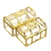 Boîte à bijoux au coffre aux trésors Cristal Gem Storage Organizer Mini Case Cadeaux danniversaire