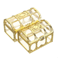 Boîte à bijoux au coffre aux trésors Cristal Gem Storage Organizer Mini Case Cadeaux danniversaire