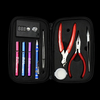 Boîte à cigarettes électronique Kits doutils Vape Outils Sac de transport avec pince à épiler pour atomiseur DIY