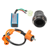 Boîte à courant alternatif CDI de 6 bornes + bobine dallumage + filtre à air pour scooter de cyclomoteur de GY6 50-