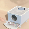 Boîte à litière pour chat,  design de tiroir,  déodorant entièrement fermé,  toilettes pour animaux de compagnie pour fourn