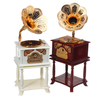 Boîte à musique phonographe vintage artisanat simulation maison ornements cadeau chambre décor
