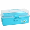 Boîte à outils dart portable en plastique à trois couches grande boîte de peinture
