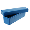 Boîte à outils de rangement bleue de 25 x 9 x 7 cm pouvant contenir 20 porte-monnaie PCGS NGC ICG certifiés individuels
