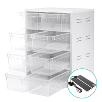 Boîte dalimentation doutils en PVC pour lélevage de reptiles,  réservoir déclosion dinsectes boî