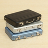 Boîte de cartes de crédit daffaires en aluminium Mini porte-cartes de valise Boîte de cartes de bureau daffair