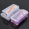 Boîte de cas de récipient dorganisateur de stockage de pilule dart dongle cosmétique en plastique