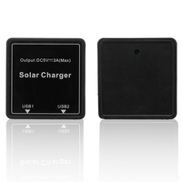 Boîte de fil solaire bricolage 5-20V à 5V 3A Régulateur solaire Double boîte de jonction USB pour panneau solaire