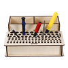 Boîte de modèle de stockage doutil époxyde dorganisateur de support de bouteilles de peinture de colorant en b