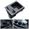 Boîte de pièce de monnaie de plateau de stockage de console de centre de carbone pour BMW E46 325 3 séries 51168217957