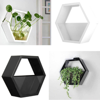 Boîte de pot de fleur dusine de panier de mur accrochant dhexagone pour les décorations à la maison de jardin