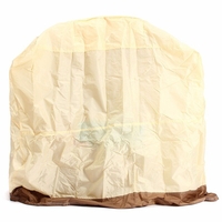 Boîte de protection de gril de barbecue de fumeur de couverture imperméable extérieure de BBQ avec la fenêtre de passage