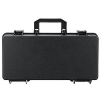 Boîte de protection de sécurité noire Boîte à outils en plastique ABS Boîte à outils pour caméra Slr Boîte à outils en p