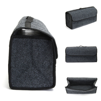 Boîte de rangement à vide rabattable montée sur chariot Sac de rangement arrière Gripesack