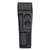 Boîte de rangement console centrale en silicone noir pour Tesla modèle X / S 2012-2017