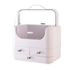 Boîte de rangement cosmétique à main multifonctionnelle de grande capacité Organisateur de bureau Étui de rangement de m