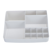 Boîte de rangement cosmétique organisateur de maquillage de bureau étui de tiroir porte-brosse rouge à lèvres boîte de r