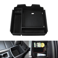 Boîte de rangement daccoudoir de voiture ABS pour Kia Carnival 2021 décoration intérieure noir
