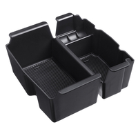 Boîte de rangement daccoudoir plateau de console centrale pour Jeep Wrangler JL 2018-2019