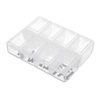 Boîte de rangement de pièces en plastique de 8 fentes Boîte de vis dorganisateur de boîte de logement dasjusta