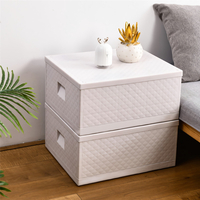 Boîte de rangement pliable armoire multi-usage bureau à domicile voiture étui de rangement table de chevet table de chev