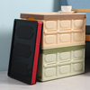 Boîte de rangement pliable multicolore en PP Boîte de rangement résistante à lusure à forte capacité portante