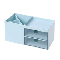 Boîte de rangement pour organisateur de bureau ABS Conteneur pour porte-stylo à économie despace Organiser la papet