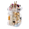 Boîte de réception transparente acrylique rotative pour organisateur de bureau cosmétique de bureau domestique Boîte de