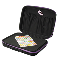 Boîte de sac de rangement portable pour 70pcs 5ml bouteilles dhuile essentielle avec décapsuleur et autocollants