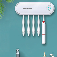 Boîte de stérilisation portable UV de support de brosse à dents de désinfection de séchage ultraviolet multifonctionnel