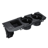 Boîte de support de pièce de monnaie de tasse de console centrale de regard de fibre de carbone pour BMW E46 3 1999-2006