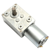 Boîte de vitesses moteur réducteur métallique 100rpm à vis sans fin du moteur à couple élevé dc