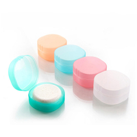 Boîte de stockage de savon de voyage de savon de voyage déponge de voyage déponge de mousse transparente arron