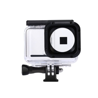 Boîtier de caméra étanche Boîtier de plongée sous-marine pour Insta360 ONE R 4K Grand-angle Edition Transparent