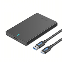 Boîtier de disque dur Vention 2.5 "SATA vers USB 3.0 adaptateur boîtier de disque dur boîtier de disque dur pour disque
