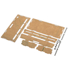 Boîtier de protection en carton acrylique transparent 5Pcs pour module de relais à 8 canaux