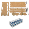 Boîtier de protection en carton transparent pour module de relais à 8 canaux