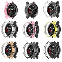 Boîtier de protection tout compris de galvanoplastie boîtier de montre en TPU pour Huawei Honor montre GS Pro