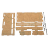 Boîtier de protection transparent pour boîtier en acrylique 3Pcs pour module de relais à 8 canaux