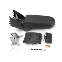 Boîtier de rangement pour accoudoirs en cuir avec porte-gobelet pour VW POLO MK8 VIII 6R 10-16