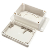 Boîtier électronique étanche en plastique blanc PCB Box 100x68x50mm Boîtier de jonction