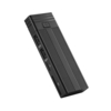 Boîtier SSD M.2 double protocole Type-C à Type-C Connexion 1 Go/S NVME/SATA avec 2 hub USB2.0 Lecteur de carte TF/SD Por
