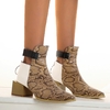 Bottes courtes à talon bloc à fermeture à glissière pour femmes de grande taille