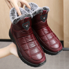 Bottes de neige antidérapantes imperméables à doublure chaude décontractée pour femmes