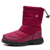 Bottes de neige dhiver imperméables pour femmes avec lacets automatiques