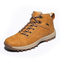 Bottes de randonnée occasionnelles de sport imperméables antidérapantes de couleur pure pour hommes