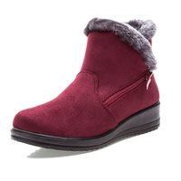 Bottes dhiver de grande taille Bottes dhiver Bottes de neige à bout rond